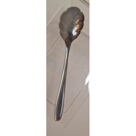 vintage silco stainless flatware panorama Shell sugar spoon - Picture 4 of 7